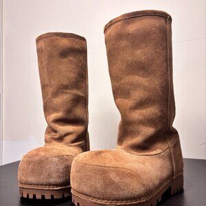 Balenciaga Alaska Fur Boots High